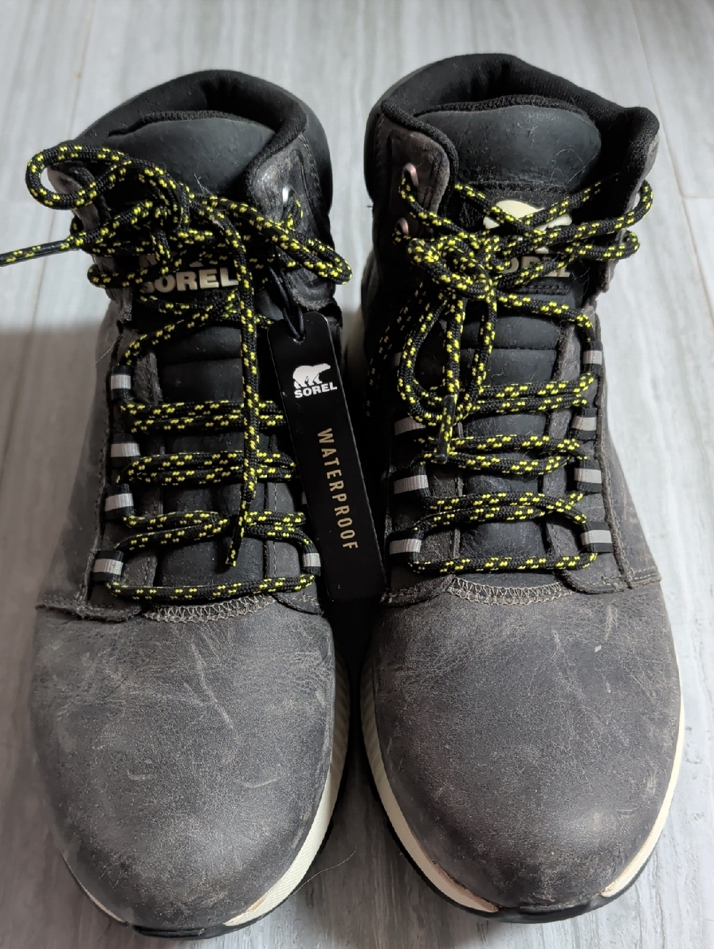 Sorel Mac Hill Lite Men's Waterproof Leather Boots Size 8.5